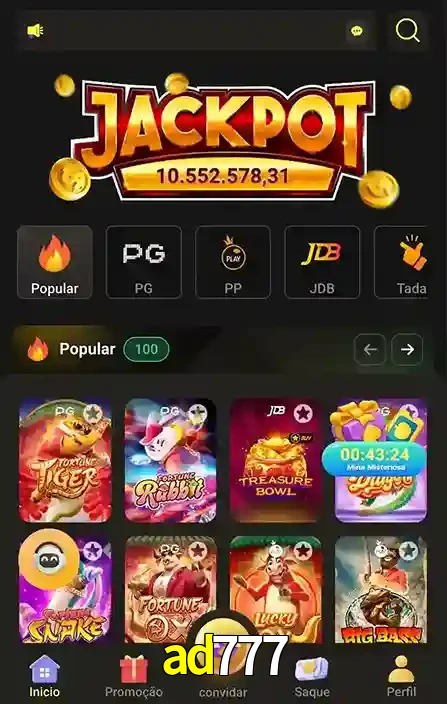 Promoções Especiais no ad777 App